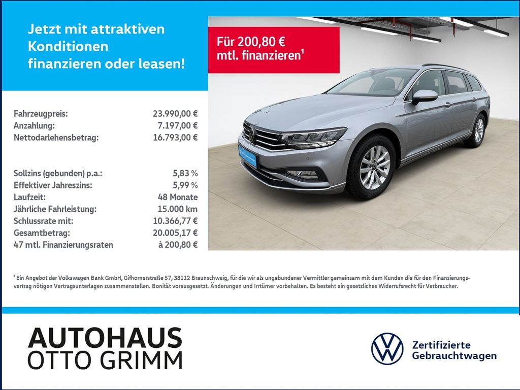Volkswagen Passat Variant 2022
