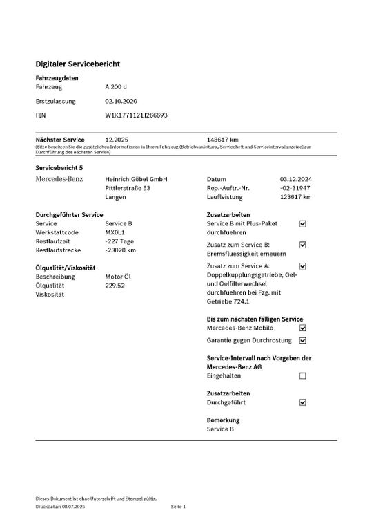 Mercedes-Benz A 200 2020