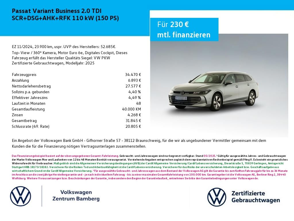 Volkswagen Passat Variant 2024