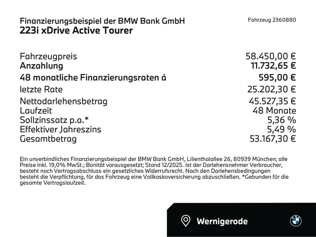 BMW 223 Active Tourer