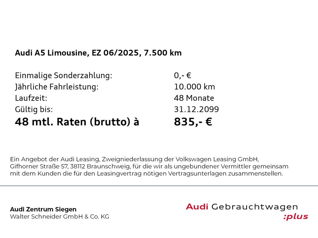 Audi A5 2025