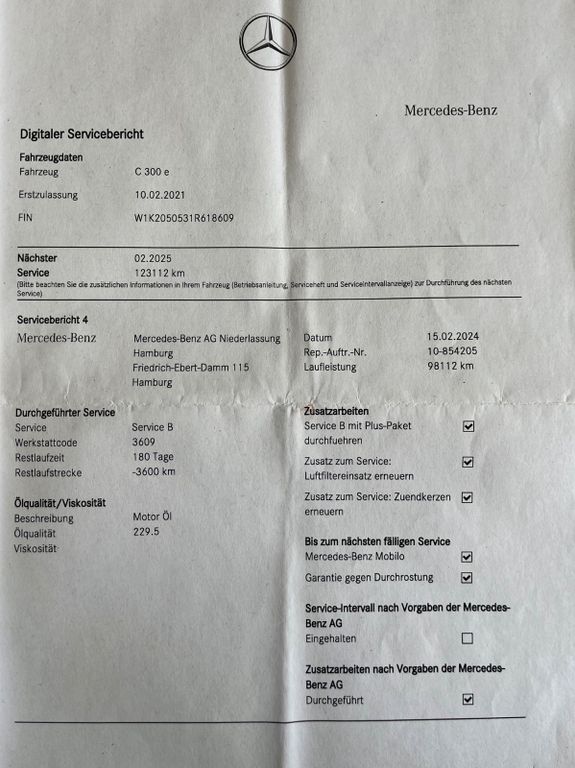 Mercedes-Benz C 300 2021