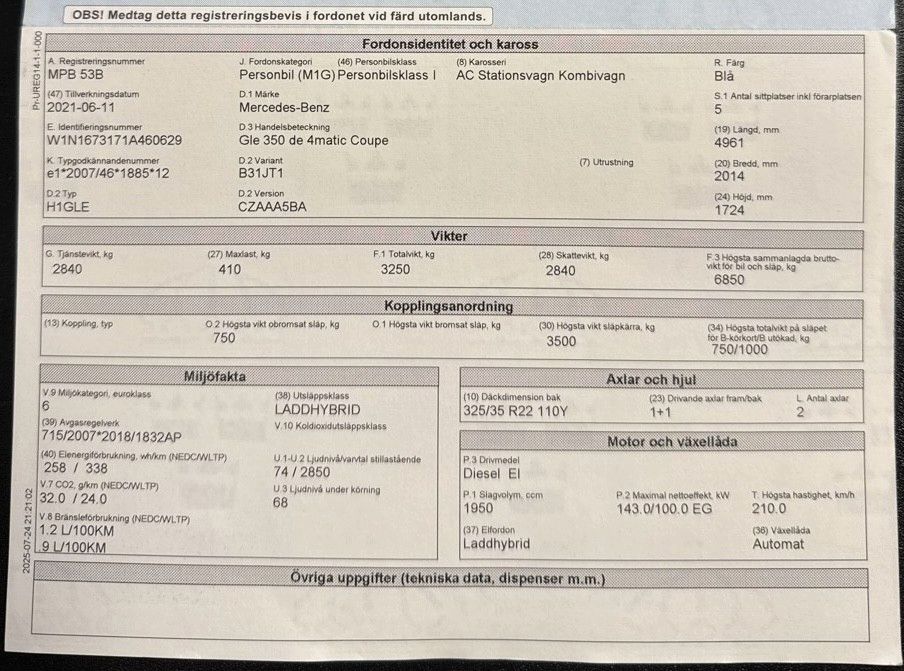 Mercedes-Benz GLE 350 2021