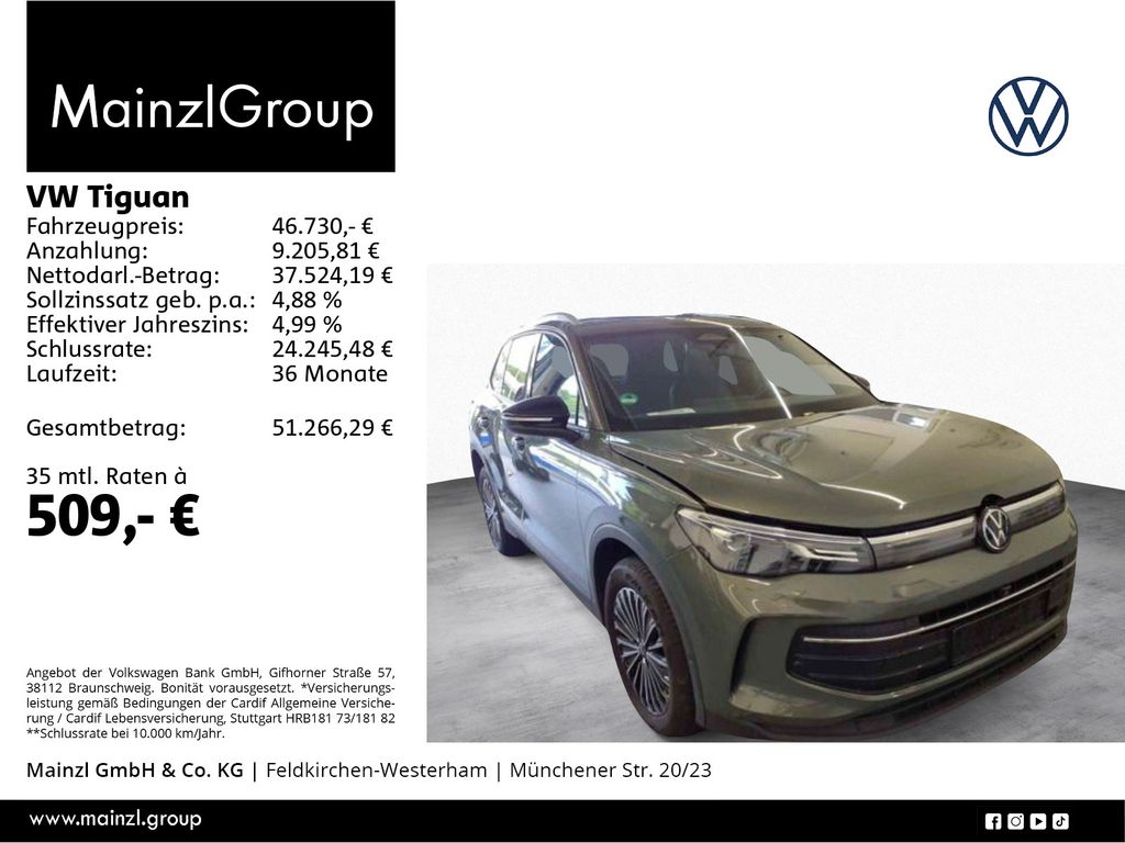 Volkswagen Tiguan 2025