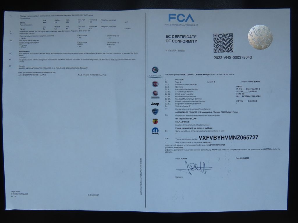Fiat Scudo 2022