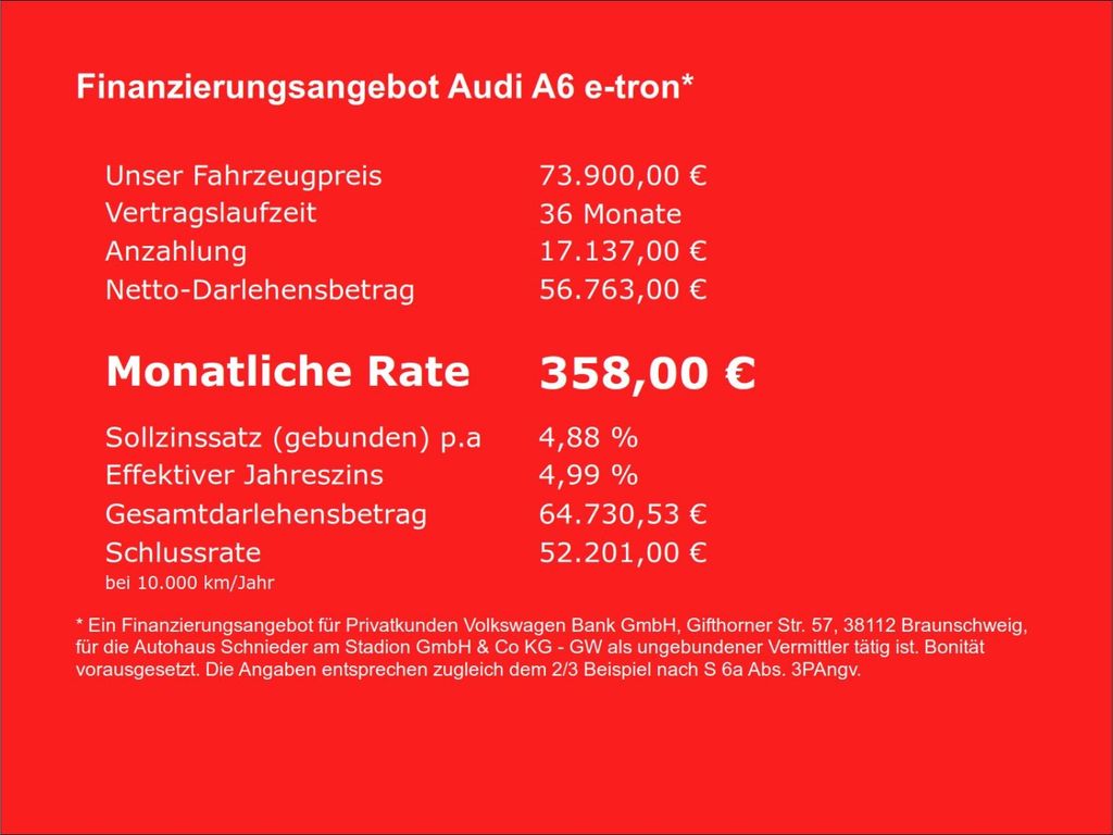 Audi A6 e-tron 2025