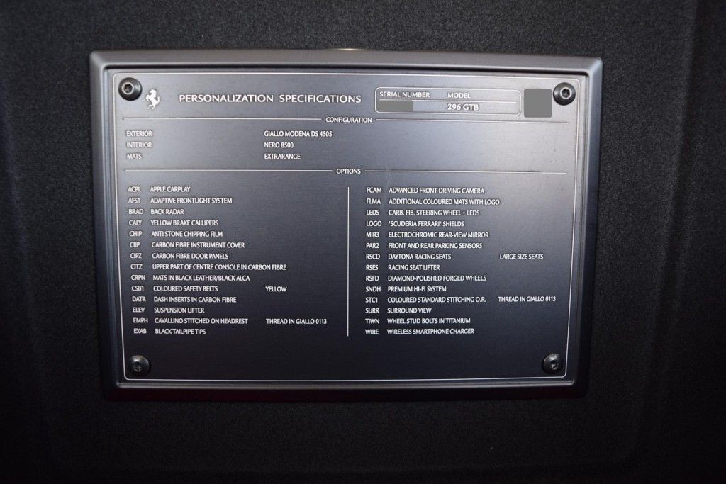 Ferrari 296 GTB 2023