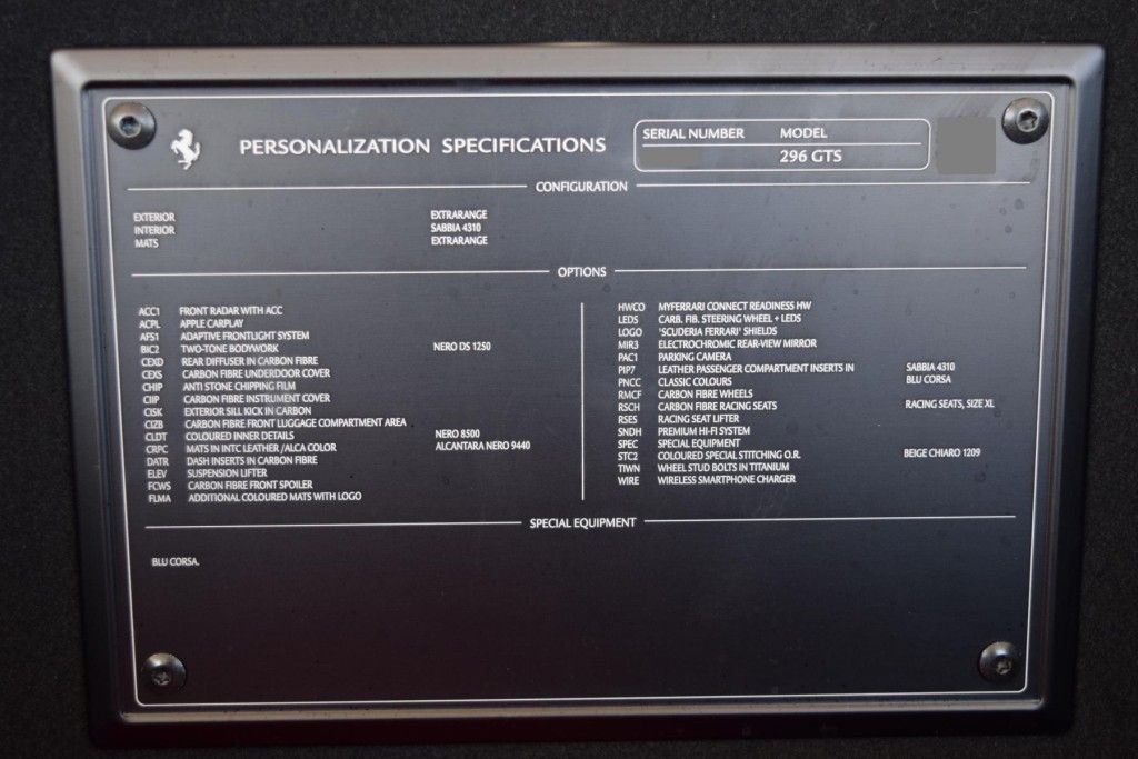 Ferrari 296 GTS 2022