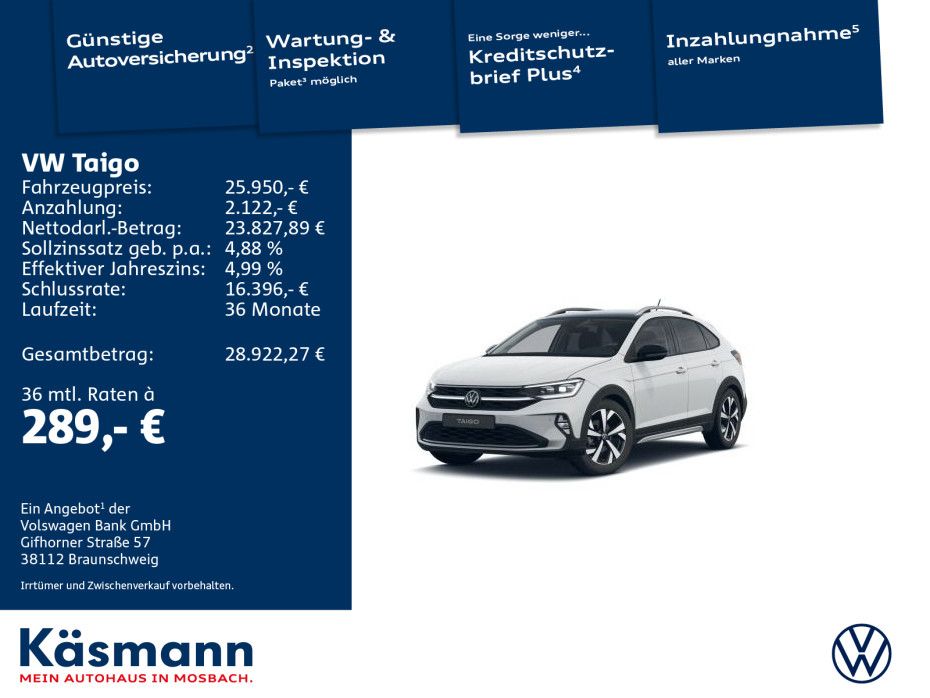 Volkswagen Taigo 2025