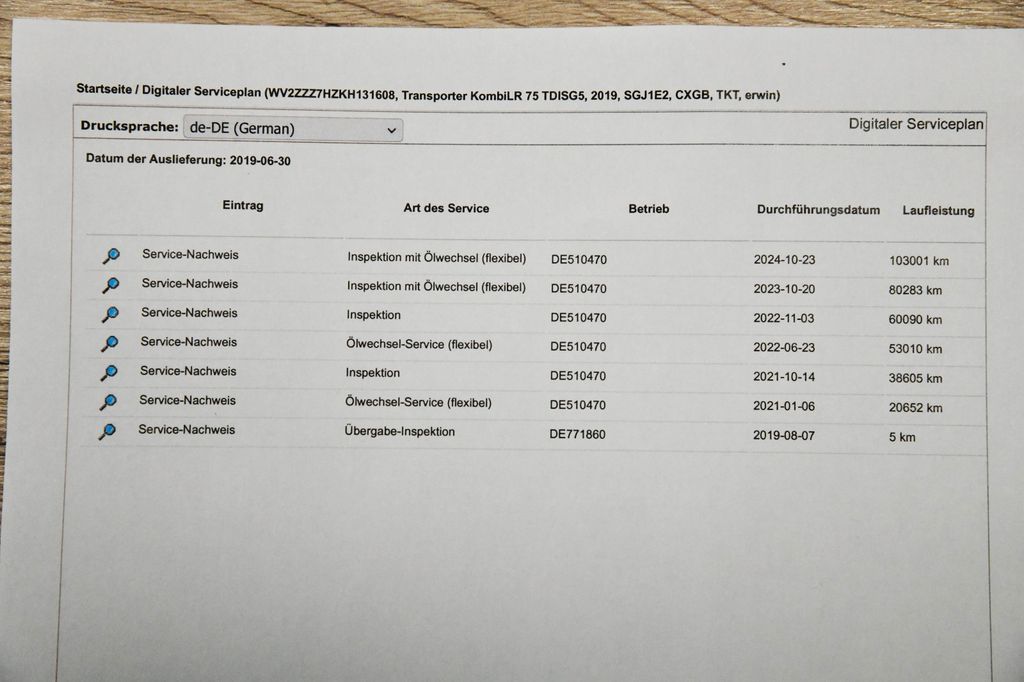 Volkswagen T6 Transporter 2019