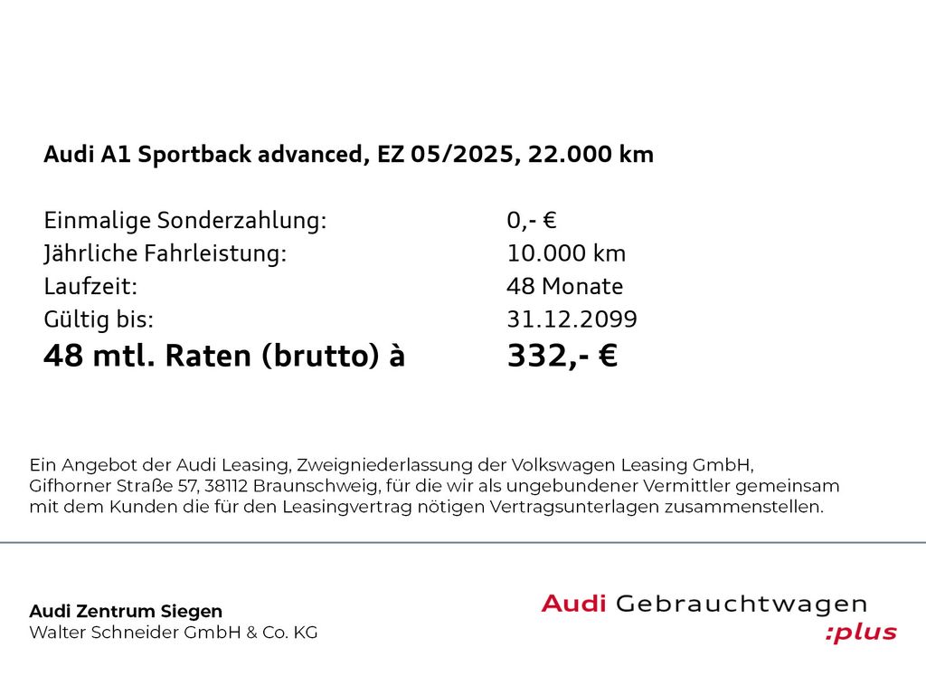 Audi A1 2025
