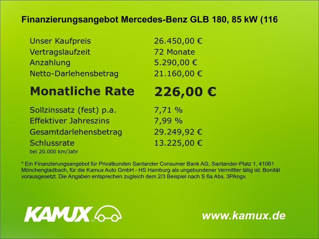 Mercedes-Benz GLB 180 2023