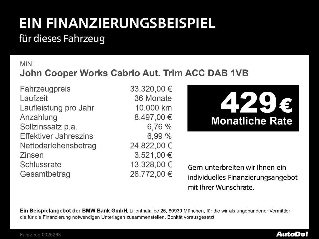 MINI John Cooper Works Cabrio 2022