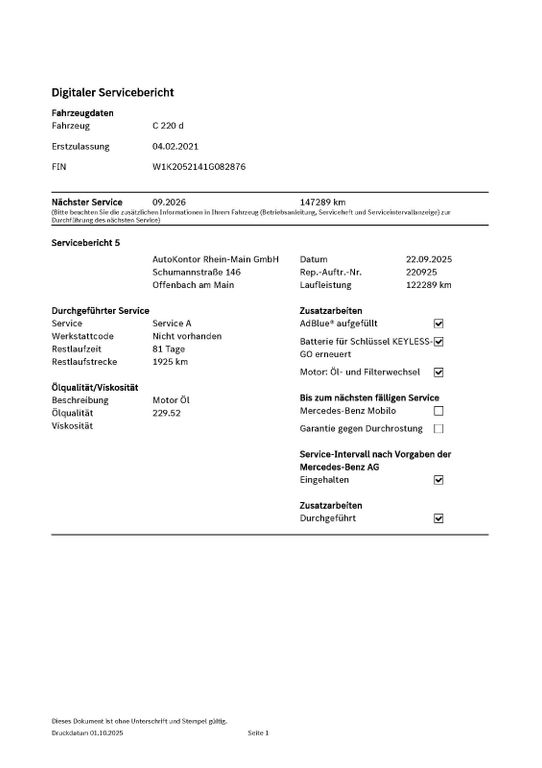 Mercedes-Benz C 220 2021