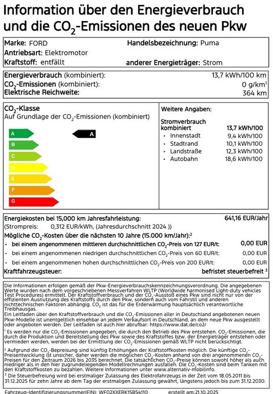 Ford Puma Gen-E 2025