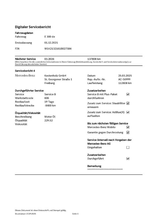 Mercedes-Benz E 300 2021