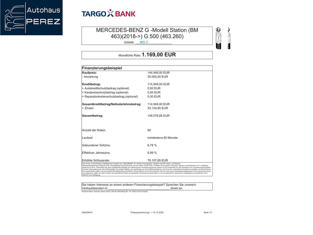 Mercedes-Benz G 500 2023