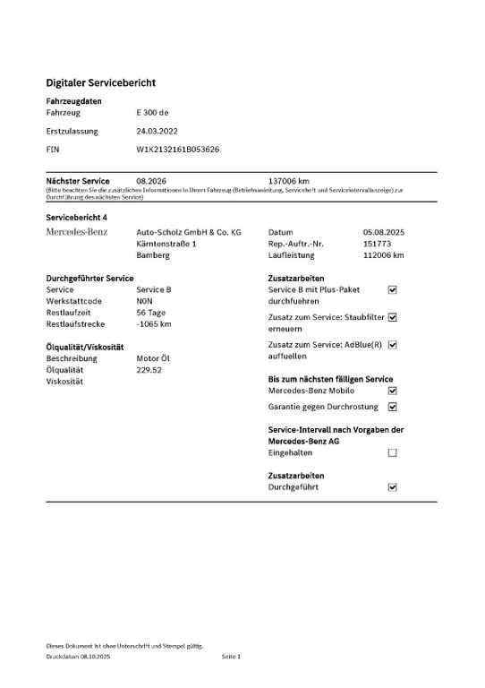 Mercedes-Benz E 300 2022