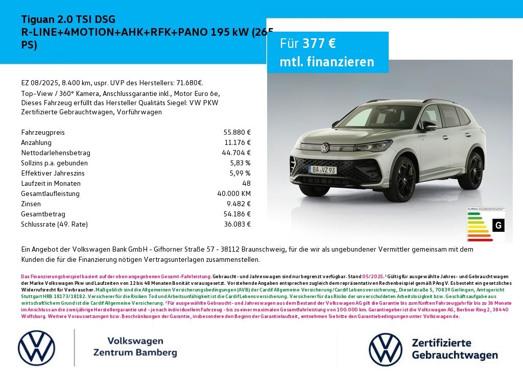 Volkswagen Tiguan 2025