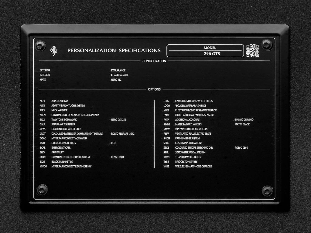 Ferrari 296 GTS 2025