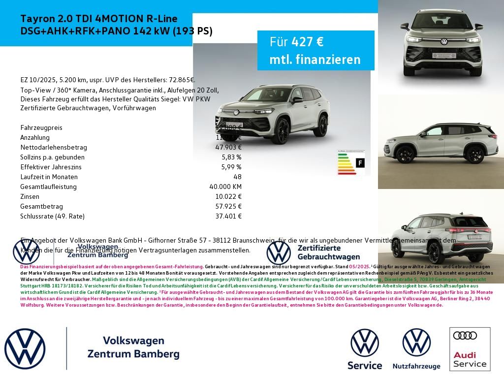 Volkswagen Tayron 2025