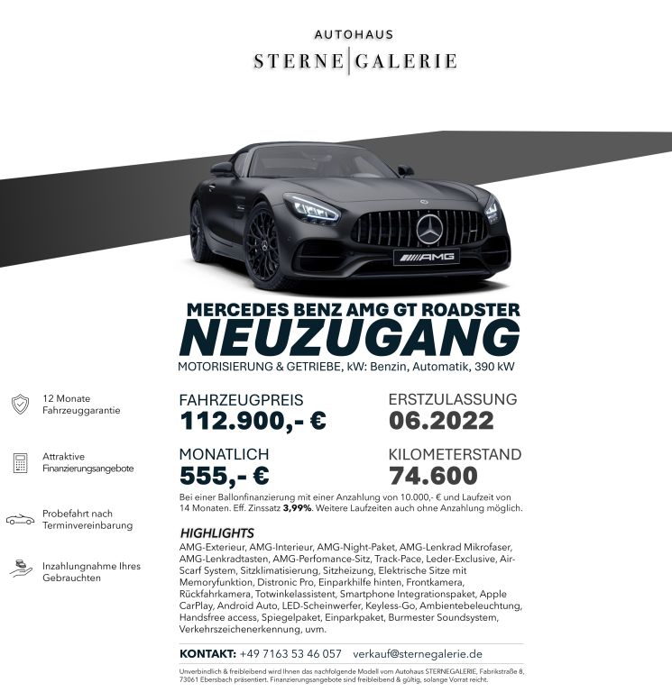 Mercedes-Benz AMG GT 2022