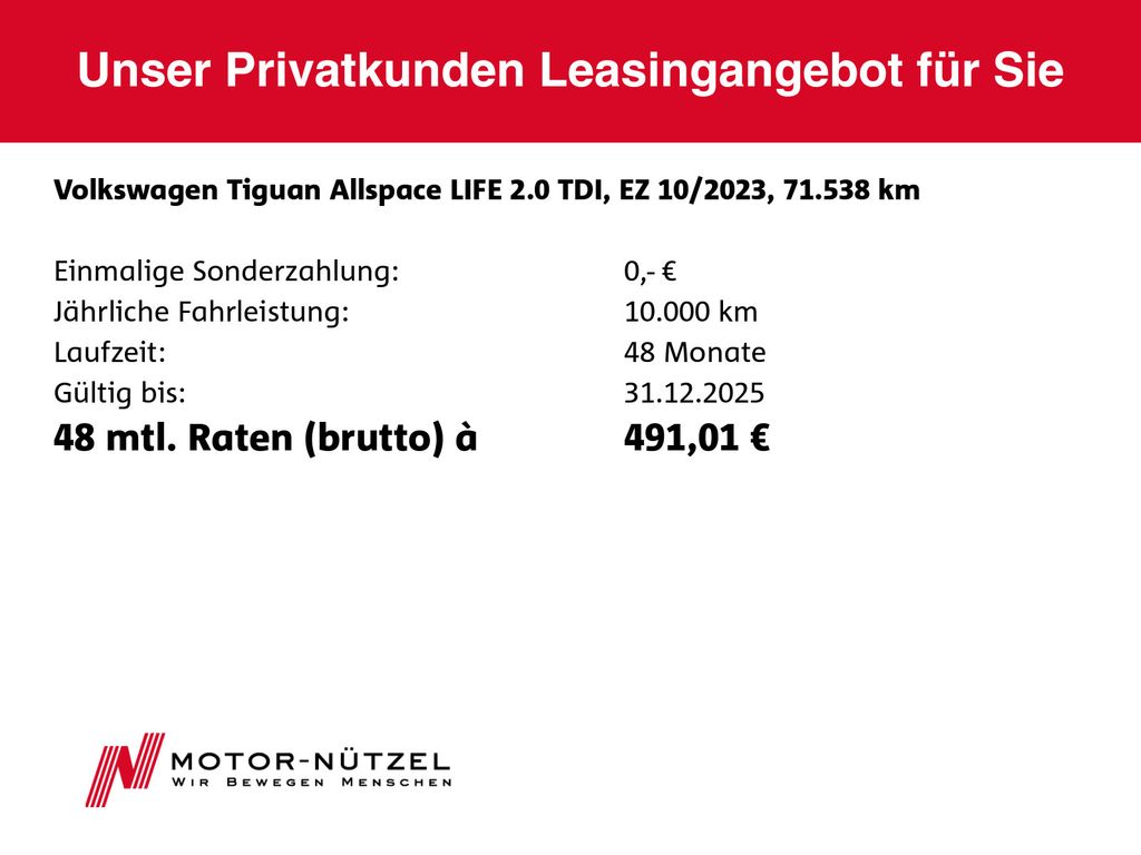 Volkswagen Tiguan Allspace 2023