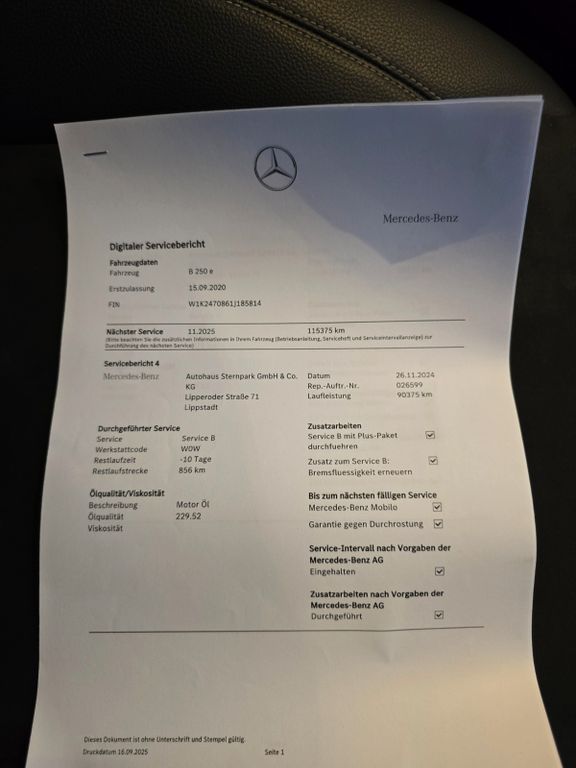 Mercedes-Benz B 250 2020