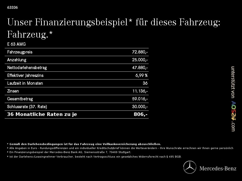 Mercedes-Benz E 63 AMG 2022