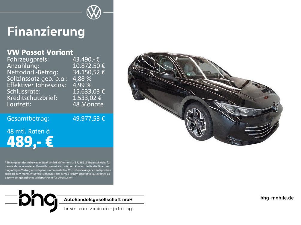 Volkswagen Passat Variant 2025