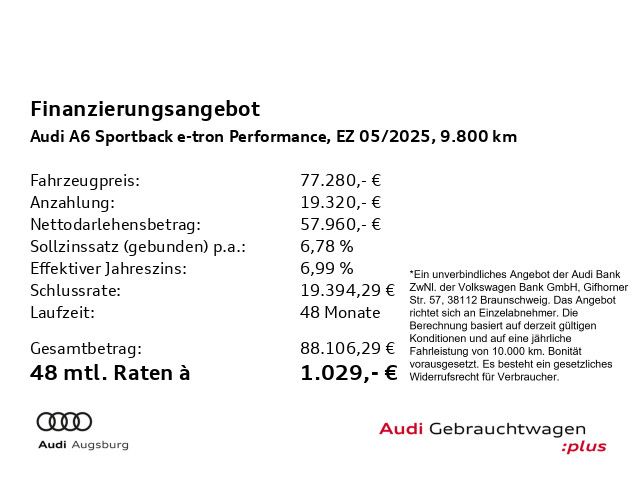 Audi A6 e-tron 2025