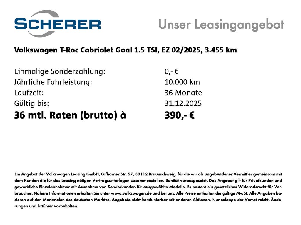 Volkswagen T-Roc 2025