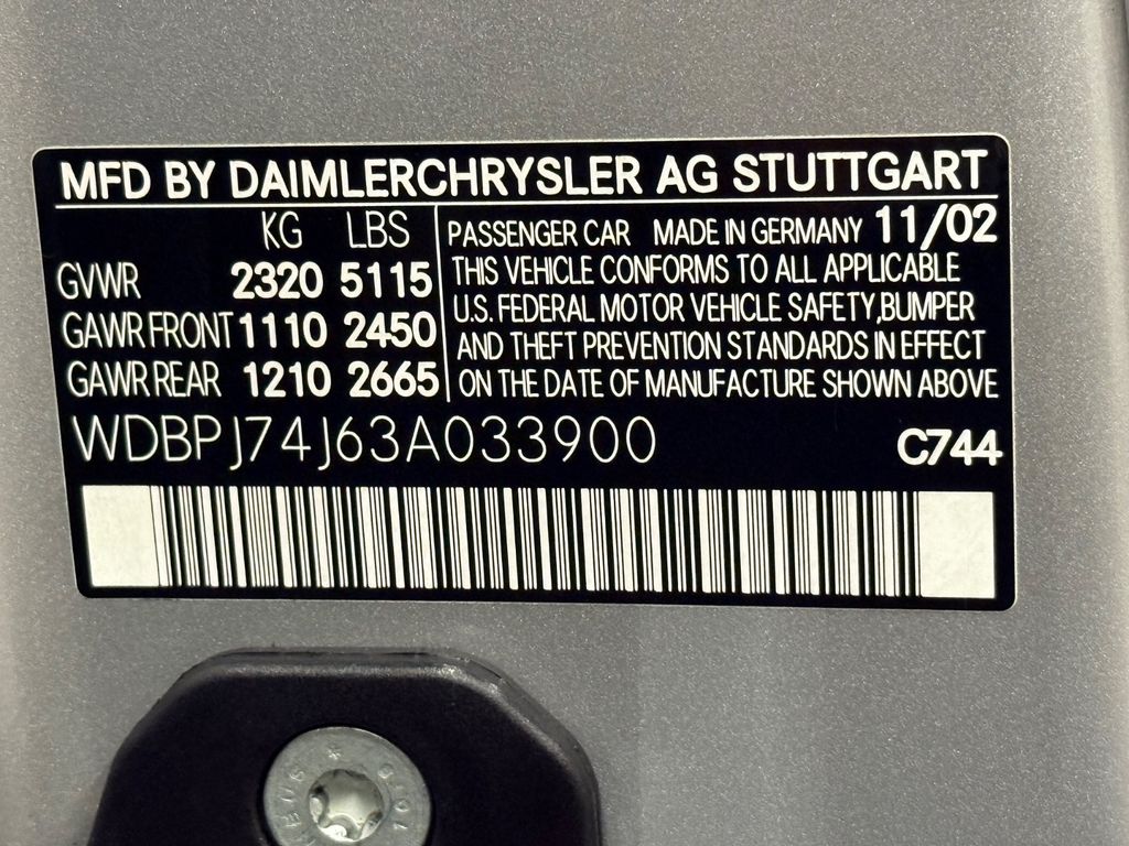 Mercedes-Benz CL 55 AMG 2004