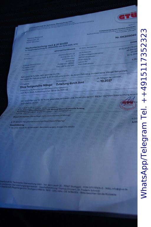 Ford Transit Custom 2015