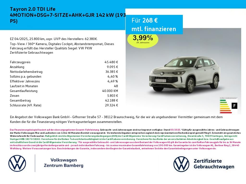 Volkswagen Tayron 2025