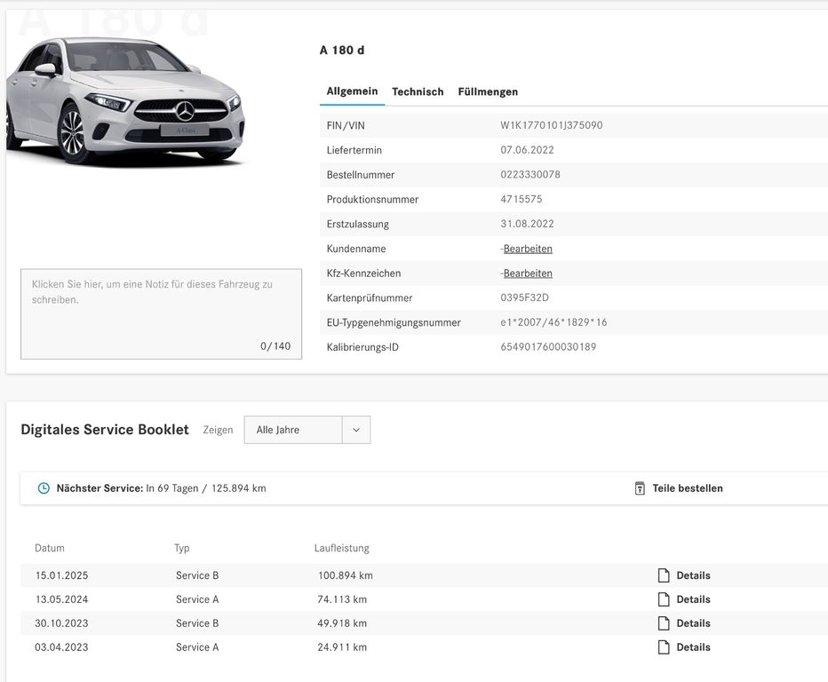 Mercedes-Benz A 180 2022