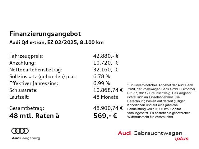 Audi Q4 e-tron 2025