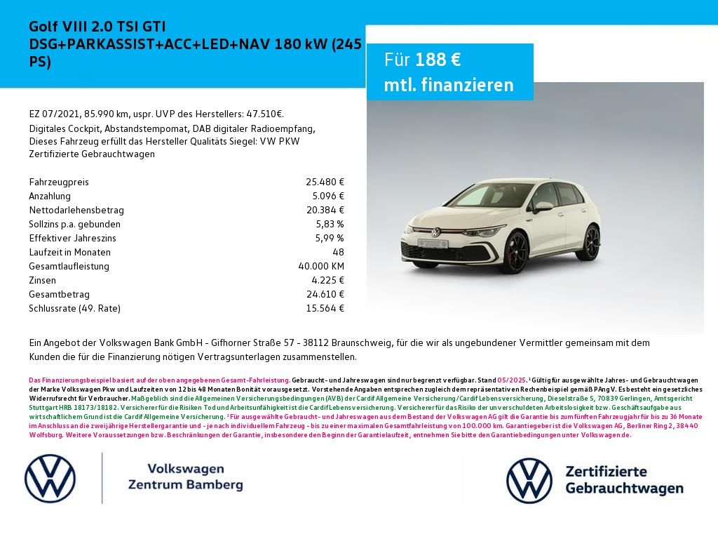 Volkswagen Golf 2021
