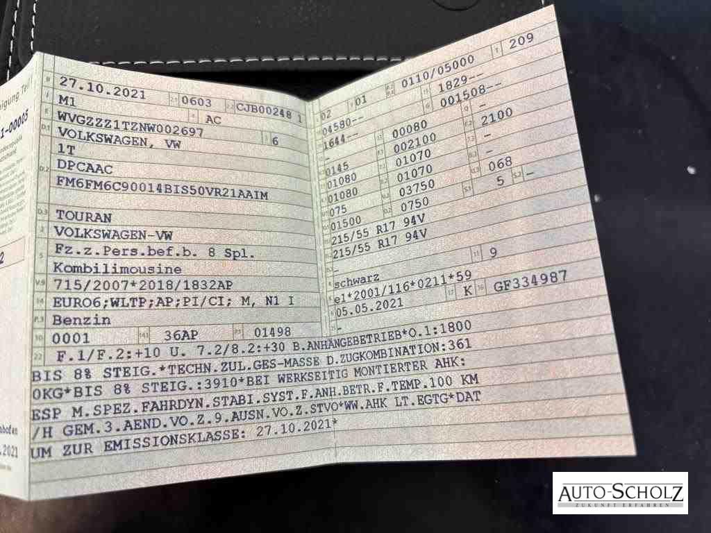 Volkswagen Touran 2021