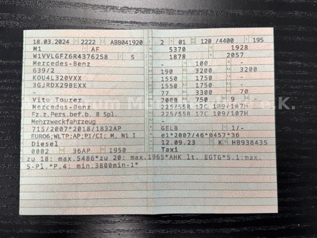 Mercedes-Benz Vito 2024