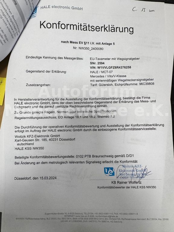 Mercedes-Benz Vito 2024