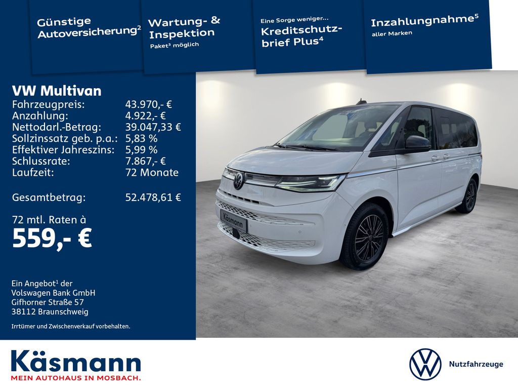 Volkswagen T7 Multivan 2022