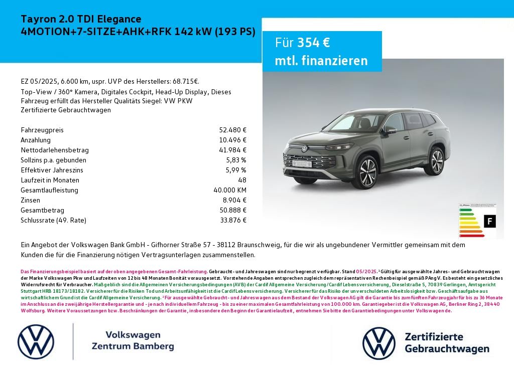 Volkswagen Tayron 2025