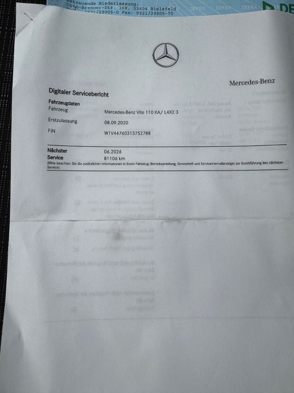 Mercedes-Benz Vito 2020