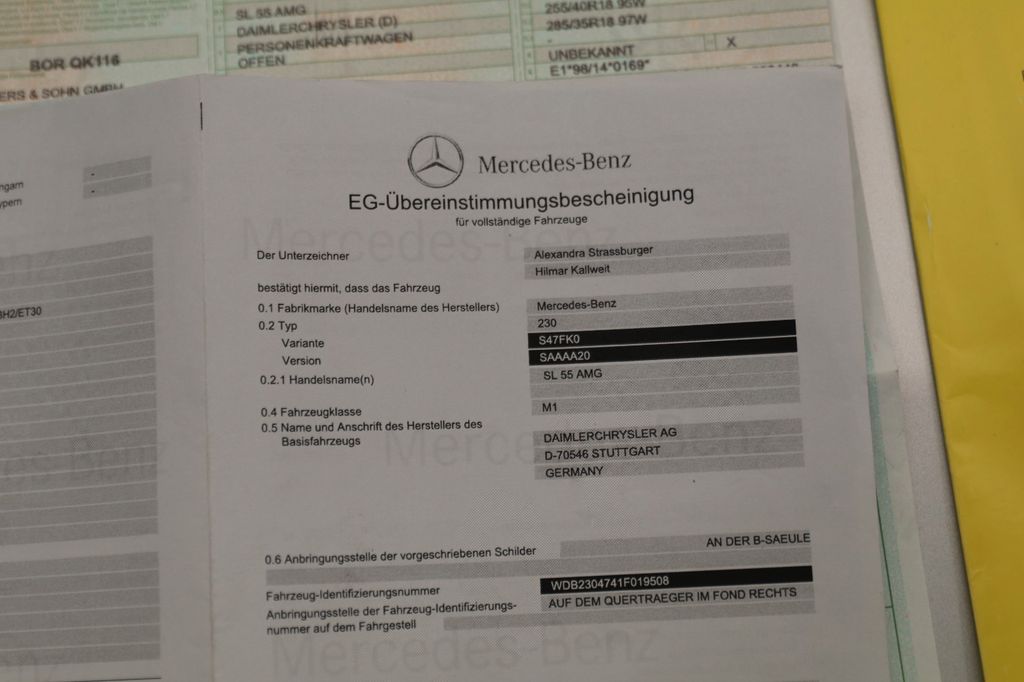 Mercedes-Benz SL 55 AMG 2002