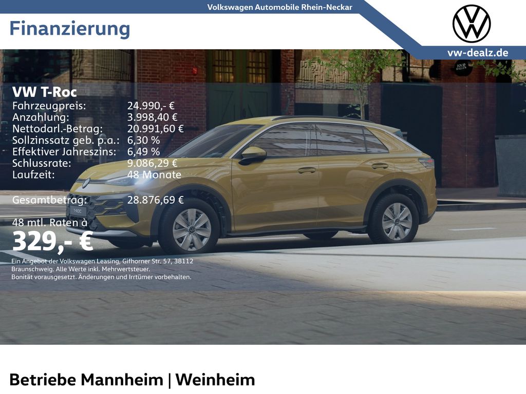 Volkswagen T-Roc 2025