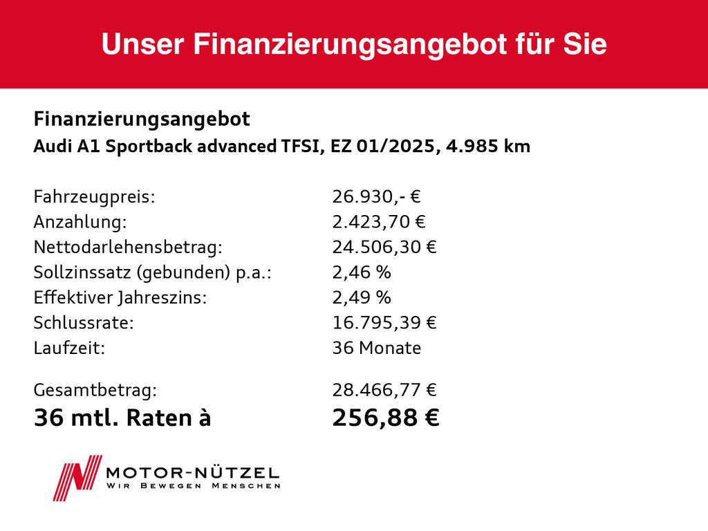 Audi A1 2025