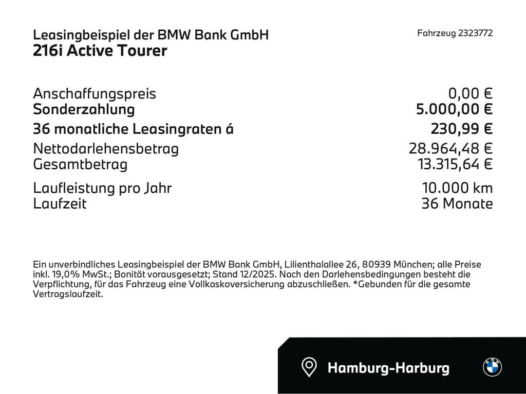 BMW 216 Active Tourer