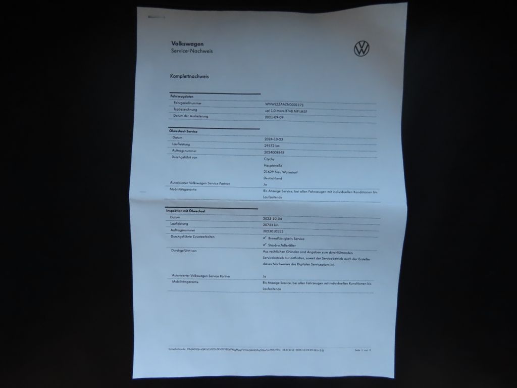 Volkswagen up! 2021