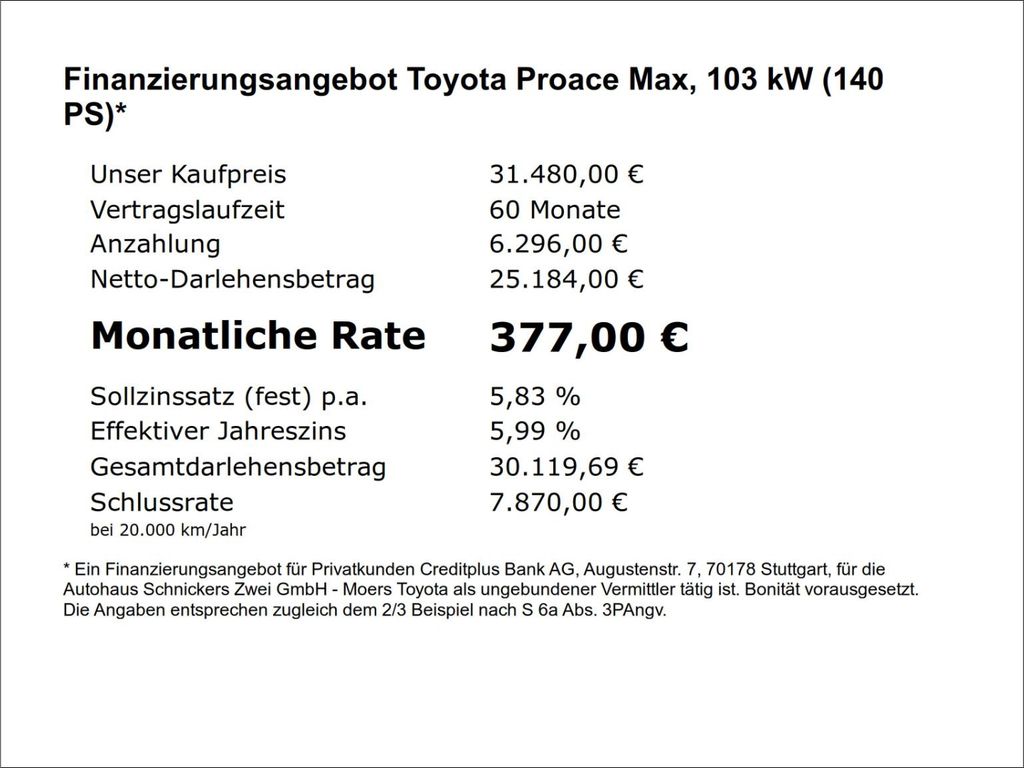 Toyota Proace Max 2024